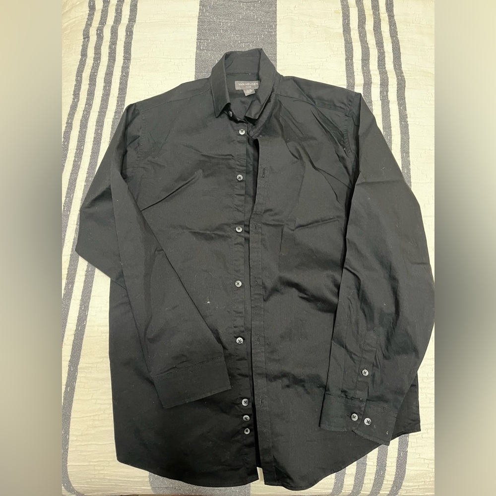 6 button up boy shirts size 14/16